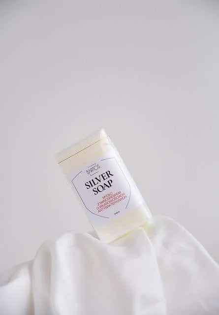 Antibacterial Silver Soap - Soap with Nano Silver - Acne face & Body